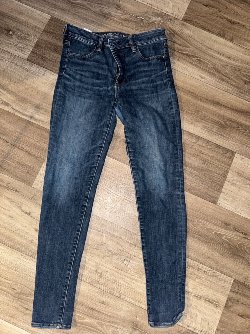 American Eagle Outfitters Dark Blue Skinny Jeans